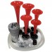 Dixie Red Automotive Air Horn - Complete Kit