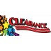 Clearance Stars 2.5' x 6' Vinyl Business Banner