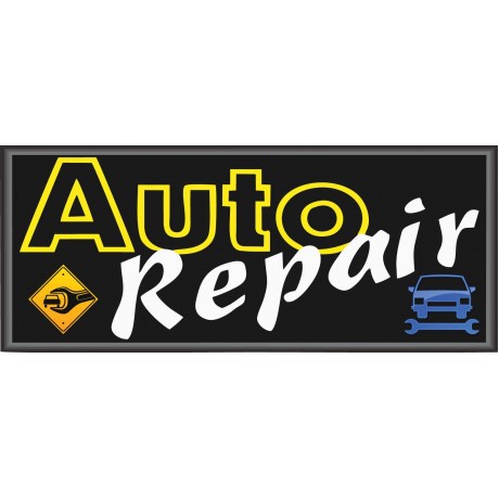 Auto Repair 2.5' x 6' Vinyl Business Banner