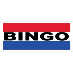 Bingo 2.5' x 6' Vinyl Business Banner