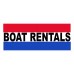 Boat Rentals 2.5' x 6' Vinyl Business Banner