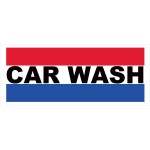 Car Wash Patriotic 2.5' x 6' Vinyl Business Banner