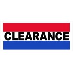 Clearance 2.5' x 6' Vinyl Business Banner