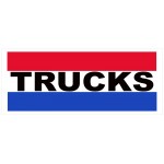 Trucks 2.5' x 6' Vinyl Business Banner