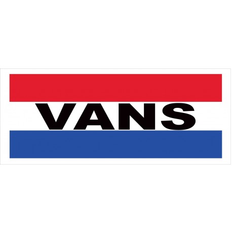 Vans 2.5' x 6' Vinyl Business Banner