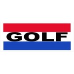 Golf 2.5' x 6' Vinyl Business Banner