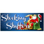 Stocking Stuffers 2.5' x 6' Vinyl Business Banner