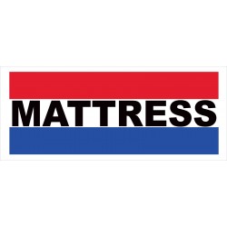 Mattress 2.5' x 6' Vinyl Business Banner