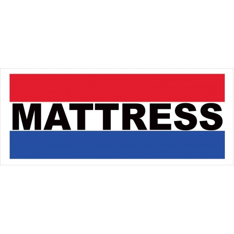 Mattress 2.5' x 6' Vinyl Business Banner