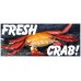 Fresh Crab 2.5' x 6' Vinyl Business Banner