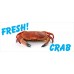 Fresh Crab White 2.5' x 6' Vinyl Business Banner