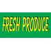 Fresh Produce Green 2.5' x 6' Vinyl Banner