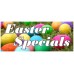 Easter Specials 2.5' x 6' Vinyl Business Banner