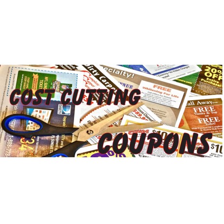 Cost Cutting Coupon 2.5' x 6' Vinyl Business Banner