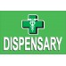 Dispensary Green 2' x 3' Vinyl Banner