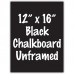 12" x 16" Unframed Black Chalkboard Sign