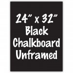 24" x 32" Unframed Black Chalkboard Sign
