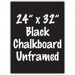 24" x 32" Unframed Black Chalkboard Sign