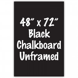 48" x 72" Unframed Black Chalkboard Sign