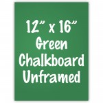 12" x 16" Unframed Green Chalkboard Sign