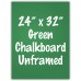 24" x 32" Unframed Green Chalkboard Sign