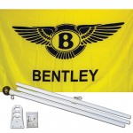 Bentley 3' x 5' Polyester Flag, Pole and Mount