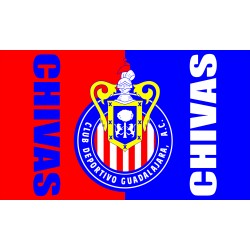 Chivas  3'x 5' Soccer Flag