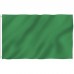 Solid Green 3' x 5' Polyester Flag, Pole and Mount