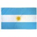 Argentina 3' x 5' Polyester Flag, Pole and Mount