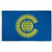 Commonwealth of Nations 3' x 5' Polyester Flag, Pole and Mount