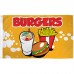 Burgers 3' x 5' Polyester Flag, Pole and Mount