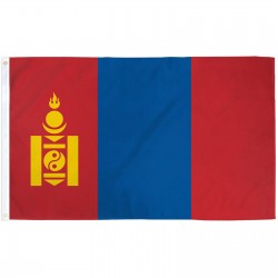 Mongolia 3' x 5' Polyester Flag