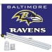 Baltimore Ravens 3' x 5' Polyester Flag, Pole and Mount