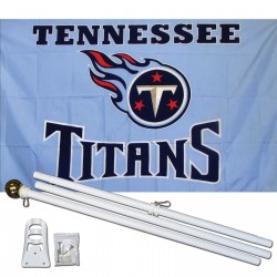 Tennessee Titans 3' x 5' Polyester Flag, Pole and Mount