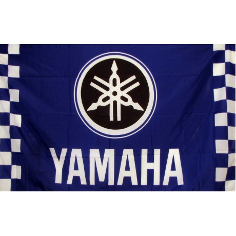 Yamaha Checkered Automotive 3' x 5' Flag