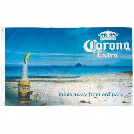 Corona Extra Beach 3' x 5' Polyester Flag