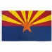Arizona State 2' x 3' Polyester Flag, Pole and Mount
