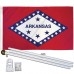 Arkansas State 2' x 3' Polyester Flag, Pole and Mount