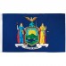 New York State 2' x 3' Polyester Flag, Pole and Mount