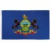 Pennsylvania State 2' x 3' Polyester Flag, Pole and Mount