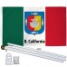 Baja California Sur Mexico State 3' x 5' Polyester Flag, Pole and Mount