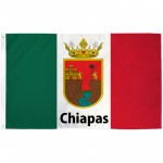 Chiapas Mexico State 3' x 5' Polyester Flag