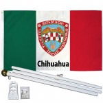 Chihuahua Mexico State 3' x 5' Polyester Flag, Pole and Mount