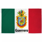 Guerrero Mexico State 3' x 5' Polyester Flag