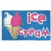 Ice Cream 3' x 5' Polyester Flag, Pole and Mount