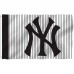 New York Yankees Stripes 3' x 5' Polyester Flag, Pole and Mount