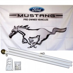 Ford Mustang Pre-Owned Vehicles 3' x 5' Polyester Flag, Pole and Mount