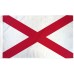Alabama State 3' x 5' Polyester Flag, Pole and Mount