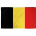 Belgium 3' x 5' Polyester Flag, Pole and Mount