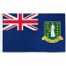 British Virgin Islands 3' x 5' Polyester Flag, Pole and Mount